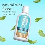 Hello Peace Out Plaque, Antigingivitis Alcohol Free Mouthwash, Natural Mint with Aloe Vera and Coconut Oil, Fluoride Free, Vegan, SLS Free and Gluten Free, 16 Ounce (Pack of 3) - Image 4