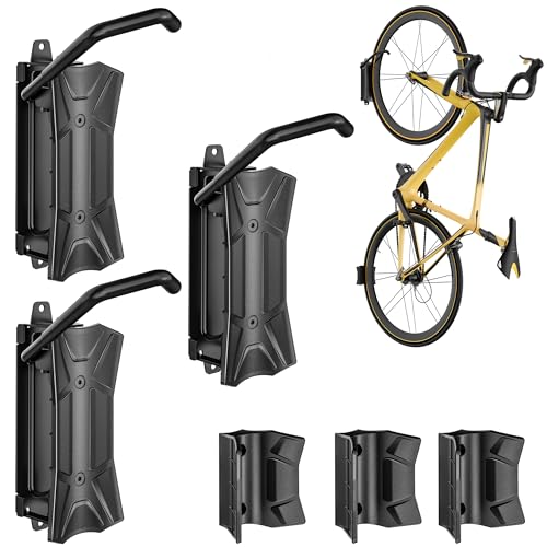monTEK Heavy duty Bike Wall Mount, Swivel Bike Wall Hanger