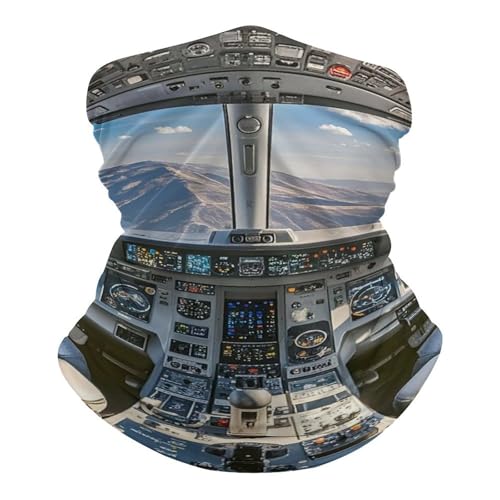 Gargantilla Térmica para Avión, Cubreboca Antiviento, Mascarilla Facial, Gorro de Cuello, Pañuelo para la Cabeza, Bandana para Hombre y Mujer miniatura 1