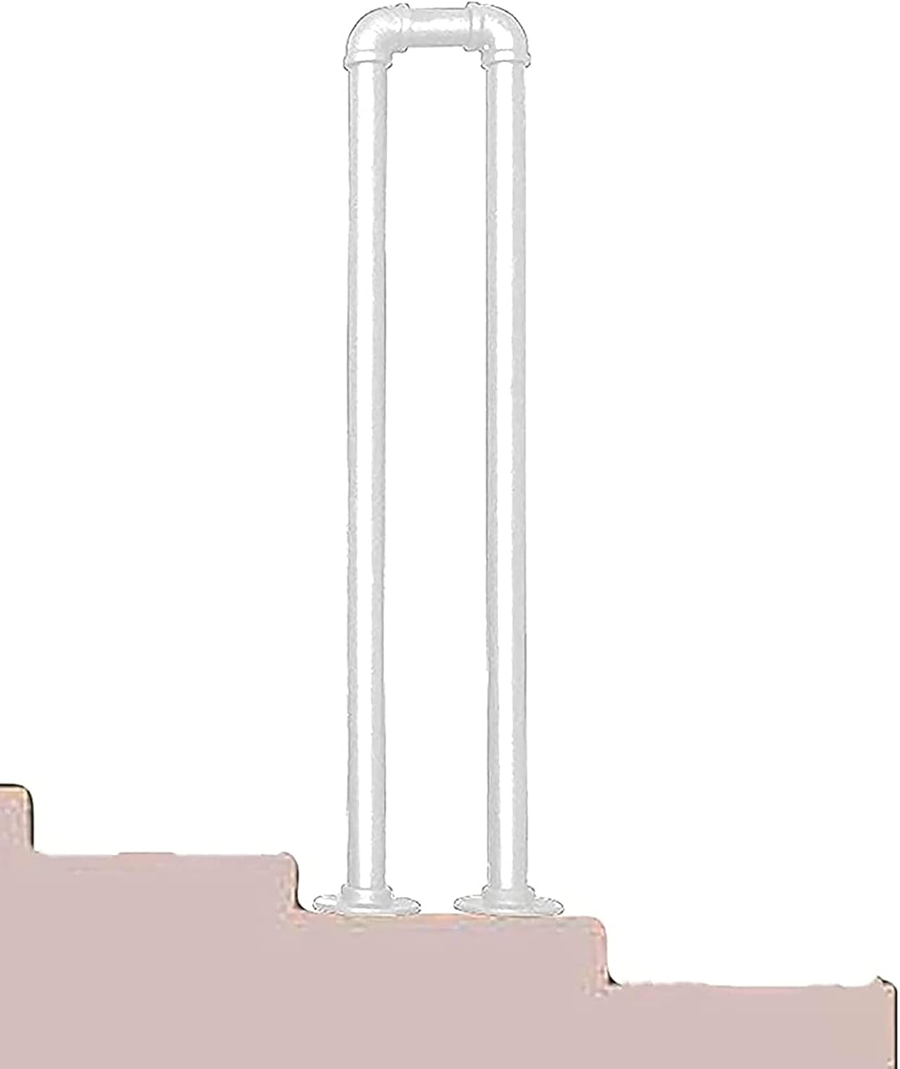 Staircase Handrail, for Outside Steps Or Indoor U-Shaped Stair Railings, Loft Porch Deck Support Bar, Grab Bar Kit, 35-100cm (Size : 35cm)