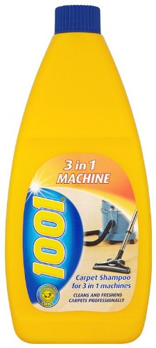 1001 3 En 1 Alfombra Champú para el Máquinas 500 ml (Pack de 6)