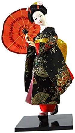 Fancy Pumpkin Japanese Dolls Geisha Girl Geiko Kimono Doll Home Decoration Art Collection, D-16