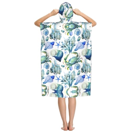 Peignoir à capuche léger et séchage rapide pour piscine - 3