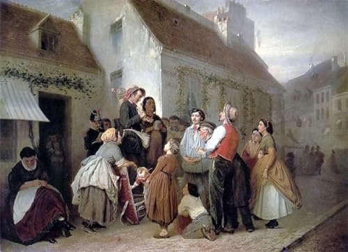 Impresiones lienzo Vasili Perov decoración artística de salones y despachos