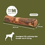 MAIKAI Kauholz für Hunde aus Olivenholz M – Kauknochen, Unzerstörbar – Hundespielzeug und Kauartikel – Ideal als Welpenspielzeug – Einzelpackung