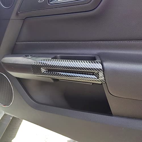 Aokio Interior Door Handle Cover Trim For Ford Mustang Accessories 2015 2016 2017 2018 2019 2020 2021 2022 #TOP6