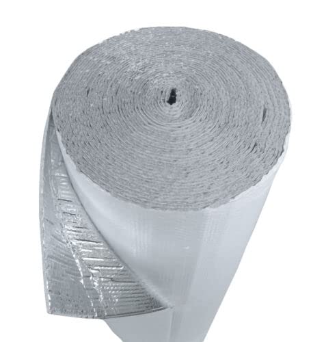 NasaTech White Single Bubble Concrete Reflective Insulation 200 sf 4ft x 50ft