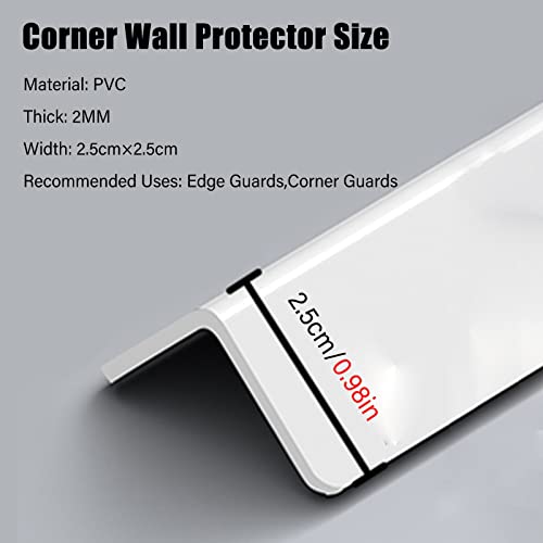 Garniture murale d'angle PVC beige protection angle mur 160 cm