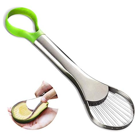 XCVCVB Avocado Cutter with Stainless Steel Blade Cover