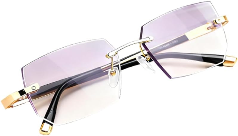 Self-Adjusting Glasses, Corrective Eyeglasses Adaptive Focus Reading Glasses Eyewear with Blue Photochromic Lenses