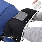 Kinderwagen Handwärmer, Yeelan Handmuff für Kinderwagen mit Verdickung Fleece Wasserdicht Kinderwagen Muff Handwärmer, Universal Handschuhe Kinderwagen für Winter