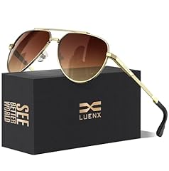 Gradient Brown Lens/Gold Frame