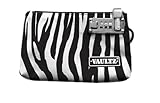 Vaultz Locking E-Cigarette Pouch, 5.5 x 8 Inches, Zebra (VZ00734)