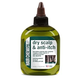 Hair Chemist Peppermint Scalp Stimulator for Dry Scalp & Anti-Itch – Soothing Solution 7.1 Ounces