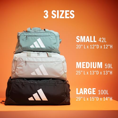 image for adidas Defender 5.0 Duffel Bag – Durable for Sports, Gym & Travel, S