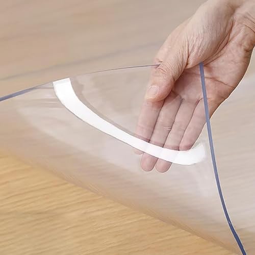 Tapis de chaise étanche FANDIAO en PVC transparent anti-rayures pour parquet