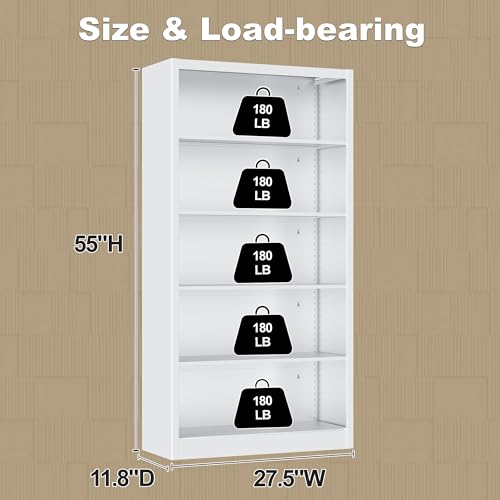 LyAosdFu Bookcase BSG140-4 の商品画像 2