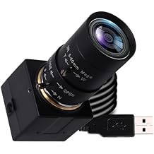 Svpro 5MP USB Camera with 5-50mm Zoom Lens, High Speed 5 Megapixels 30fps Manual Focus Webcam for Computer, 10X Optical Zoom IMX335 UVC Security Cam for Windows, Linux, MacOS, Android