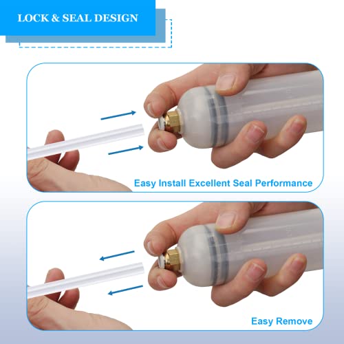 Boyisen Fluid Extractor Pump Automotive - Oil Syringe Fluid Evacuator Pump Manual Extracting & Filling Pump For Power Steering Gear Oil Transmission Brake (7 Oz/ 0.21 Qt/ 200Cc) #TOP4