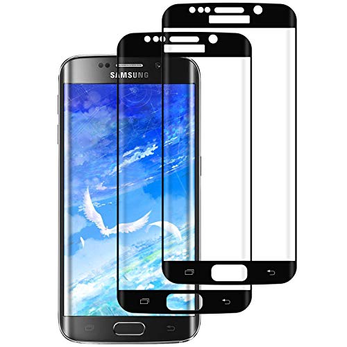 DOSMUNG [2 Pezzi Vetro Temperato per Samsung Galaxy S7 Edge, Pellicola Protettiva Vetro per Samsung S7 Edge [9H Durezza] [3D Curvo Copertura Completa] [Anti-Graffi] Galaxy S7 Edge Tempered Film