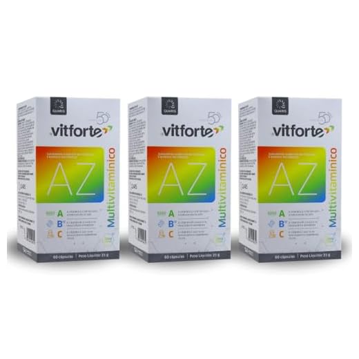 3 Vitforte Multivitamínico A-z Saúde Energia 180 Cp