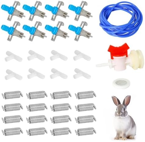 Amazon.com: OCQOTAT Rabbit Watering Kit Include 8 Nipple Drinker ...