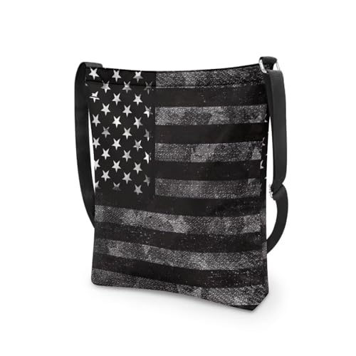 Canvas Crossbody Tote Bag for Women Shoulder Handbag Large Capacity Work Travel Purse with Zipper Pocket2