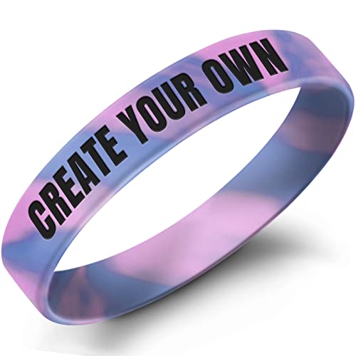 Custom Classic Silicone Wristbands -Choose Your Quantity Want It All