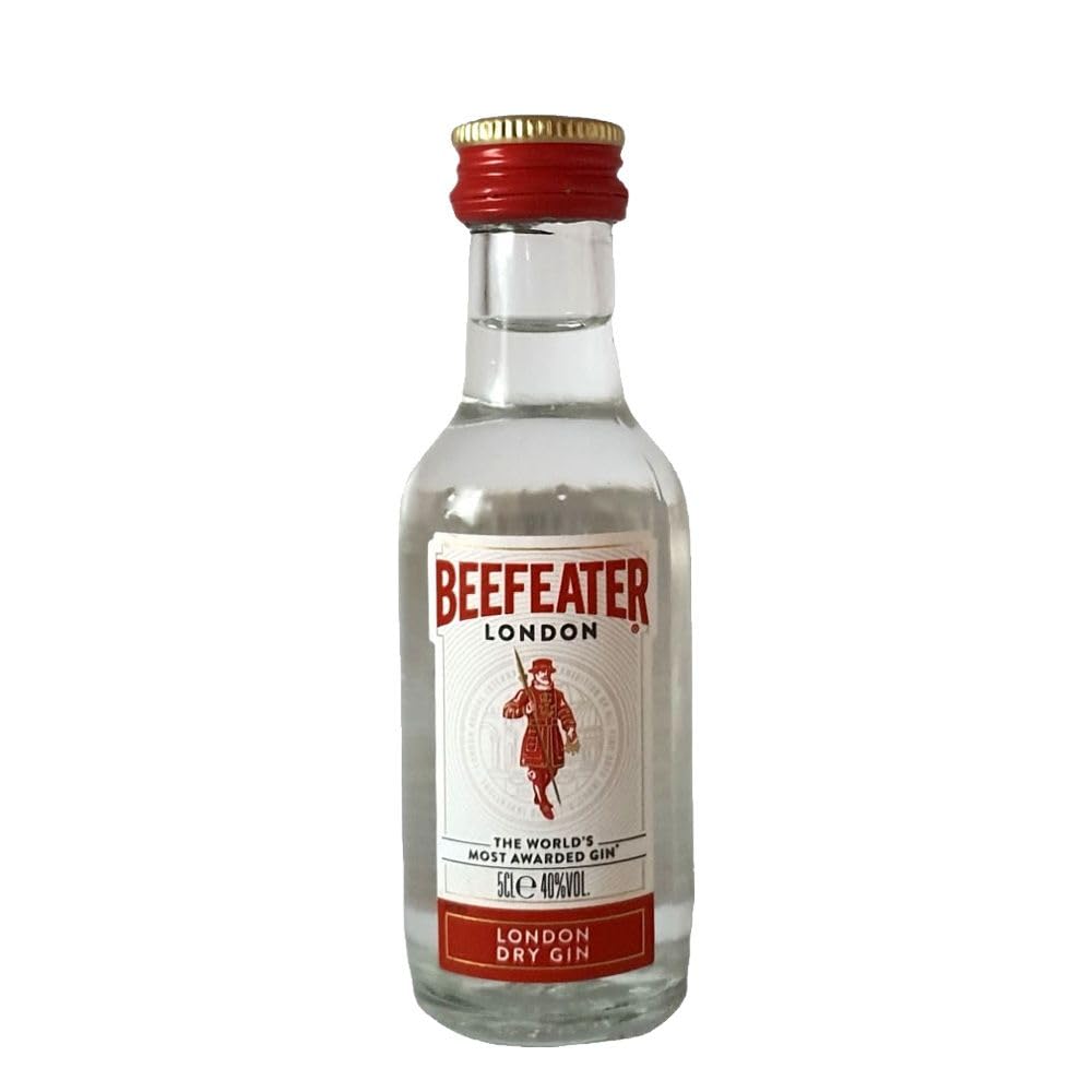 Pack 12 botellitas ginebra BEEFEATER 50ml miniatures