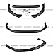 WheelX Front Lip Compatible with Honda Civic Sedan & Hatchback 2025 2026, Front Bumper Air Dam Chin Splitter Body Kit (Matte Black)