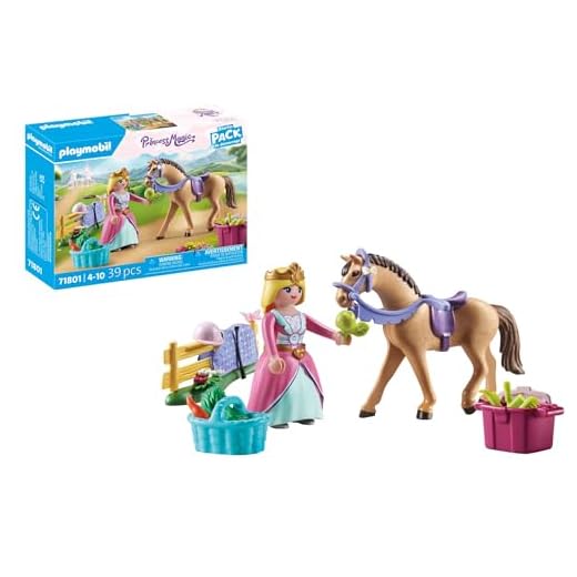 PLAYMOBIL | Princess Magic | Princesa con Caballo | Juguetes de Princesa | Juguete para niños y niñas a Partir de 4 años | 71801