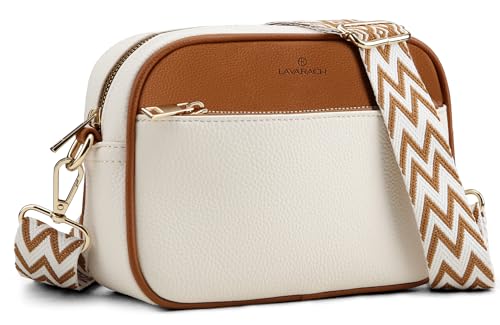 Crossbody Bags for Women, RFID Small Crossbody Purse with Adjustable Wide Strap, Vegan Leather Shoulder Bag for Travel Summer