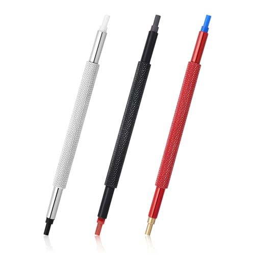 Xinjoduz 3 Stück Uhrzeiger Presser Uhrenwerkzeugset Uhrmacher Reparatur Werkzeug Zeigersetzer Zeigeraufsetzer Einpresswerkzeug Uhrzeiger Drücker für Alle Uhren Rostfrei Reparaturwerkzeuge