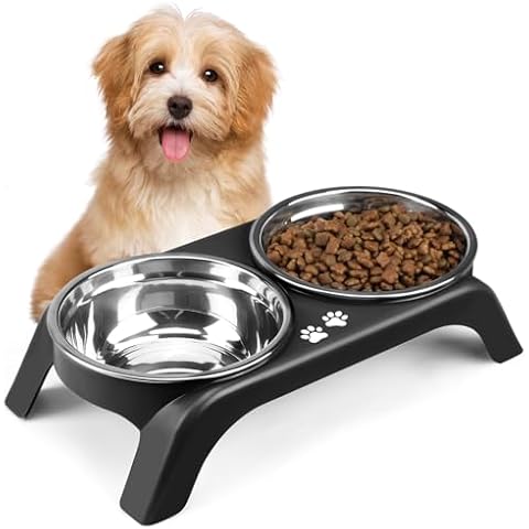 COMESOON Elevated Cat Bowl Stand Cover