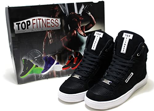 Tênis Botinhas Sneaker Cano Alto Lirom Fitness Treino Couro (41)