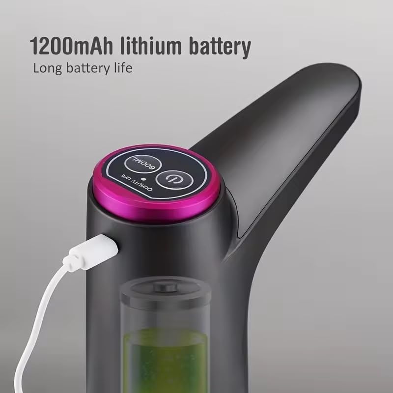 Dispensador de agua de 5 galones USB con base desmontable y batería de 1200 mAh 3