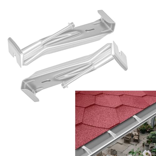 image for Generic 20 Pcs 5 Inch Heavy-Duty Gutter Hangers, Rain Gutter Hangers w