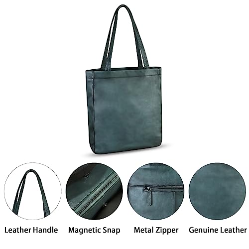 Genuine Leather Shoulder Bag for Women Handbag Handmade Purse Crossbody Work Tote Bag Casual Purse Daypack3
