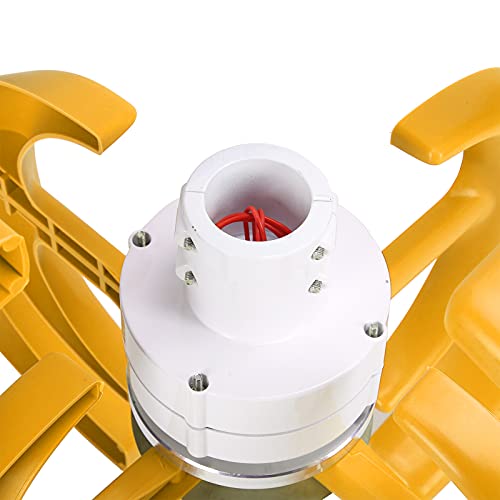 Windturbinen-Generator 600 W Doppelschichtiger Vertikalachsen-Generator 4-Blatt-Windturbinen-Kit für Wind-Solar-Anlage… – Bild 8