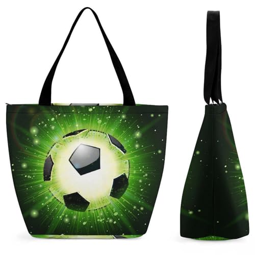 Ballon de football vert sac de voyage haut de gamme pour femme
