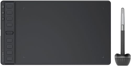 Miniatura 10 de HUION Inspiroy 2 tabletas de dibujo pequeñas, tableta de arte digital con rueda de desplazamiento, 6 teclas de acceso rápido, lápiz óptico sin