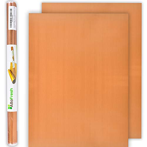 AltoFresh Extra Large Copper Grill Mats and Oven Liner Set of 2