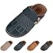 Zapatillas de estar por casa para mujer cerradas antideslizantes de verano zuecos de jardín ligeros zapatos de jardín traseros abiertos mulas de cuero corcho zapatillas cómodas zapatos casuales Imagen de Zapatillas de estar por casa para mujer cerradas antideslizantes de verano zuecos de jardín ligeros zapatos de jardín traseros abiertos mulas de cuero corcho zapatillas cómodas zapatos casuales