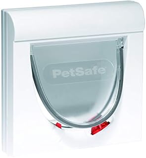 PetSafe Staywell, Magnetic Classic Cat Flap, Exclusive Entry, 4 Way Locking - White
