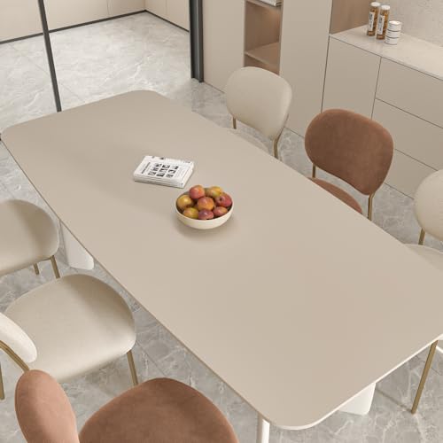 CHIHUT Solid Beige Contact Paper for Cabinets Drawers 12”x100” Thick Peel and Stick Wallpaper Beige Removable Self Adhesive Waterproof Wall Paper Modern Temporary Wallpaper for Bedroom Wall Covering by CHIHUT - Used condition - Image 4
