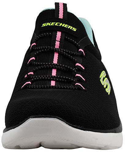 Image of Skechers Women's Summits Sneaker, Black /Multi, 10 M US