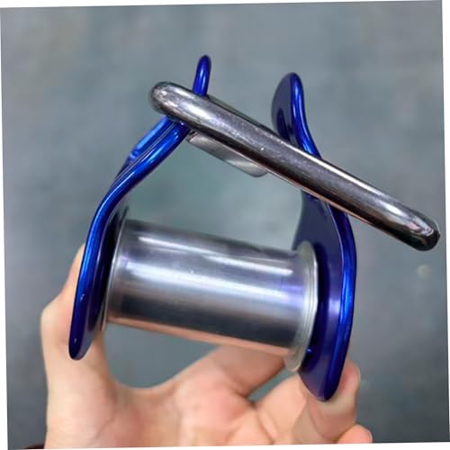 Carrete de tirolesa para slackline con polea de metal y mosquetón exterior 2