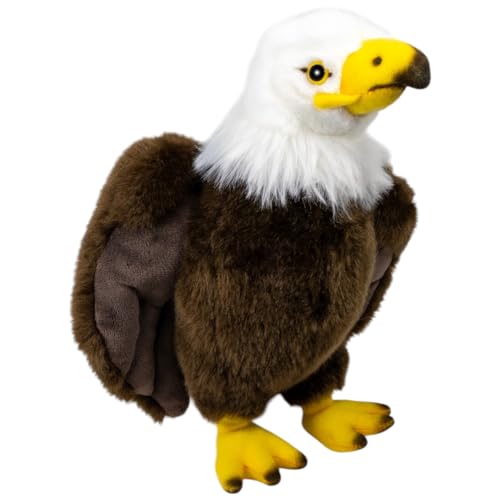 Águila de peluche Carl Dick suave e hipoalergénica contra alergias infantiles