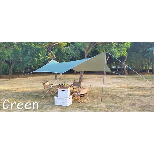 Toldo hexagonal de camping blanco impermeable y lona para tienda de campaña al aire libre 8