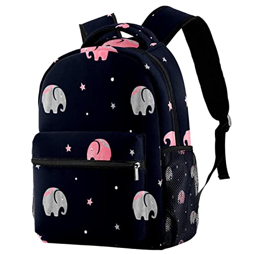 Sac à dos de voyage ergonomique motif éléphants pour soulager vos épaules